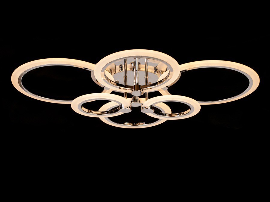 

Люстра LED DIASHA 130W срібляста A8022/6HR