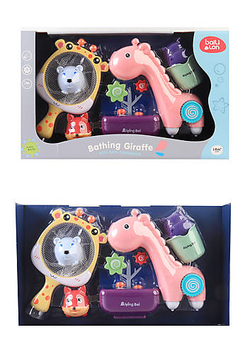 

Игра для ванной с набором "Жираф", розовый JIA YU TOY (Y8608)