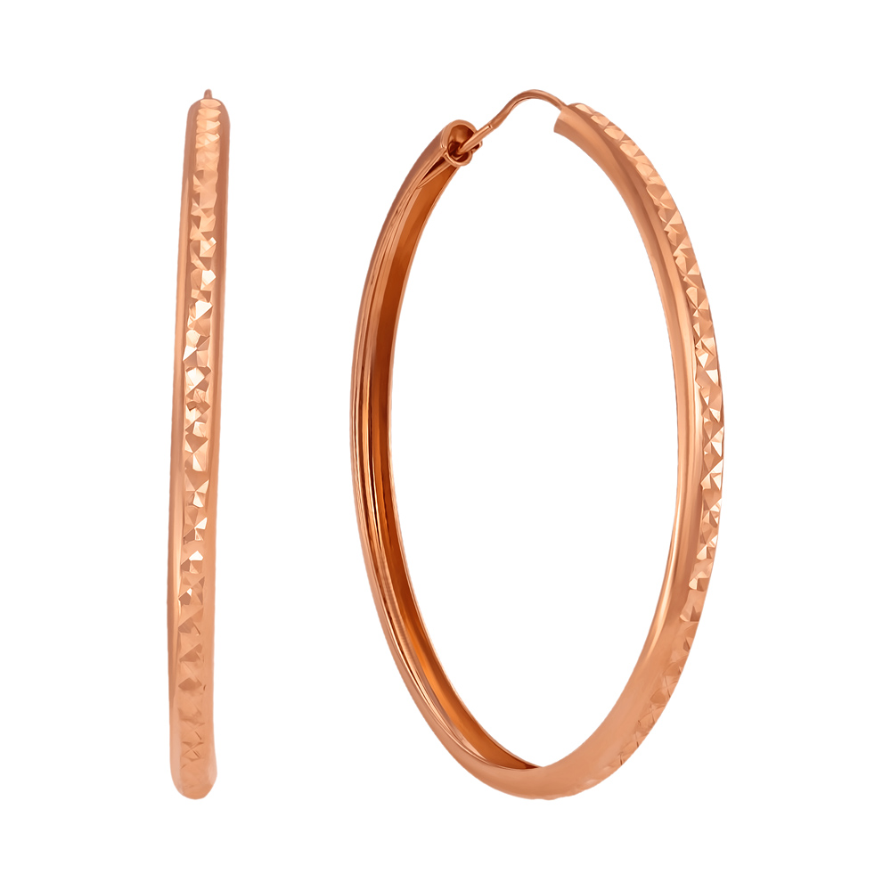 

Серьги-кольца из красного золота, 45мм 000101668