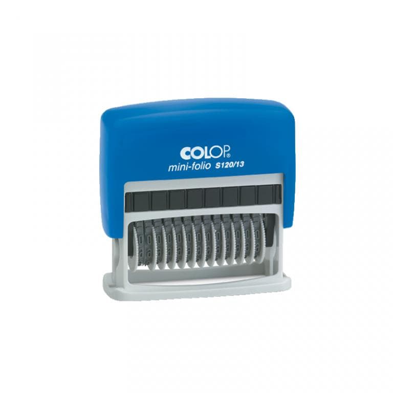 

Мини-нумератор COLOP S120/13 13 роз. 4 мм (000001653)