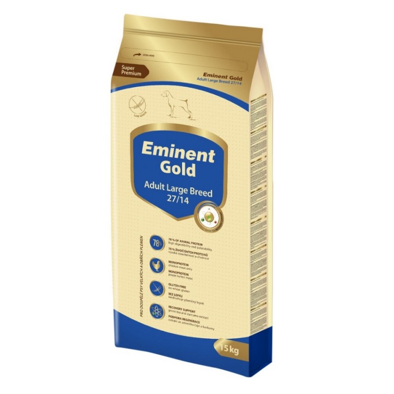 

Сухой корм Eminent Gold Adult Large Breed для взрослых собак крупных и гигантских пород - 15 кг