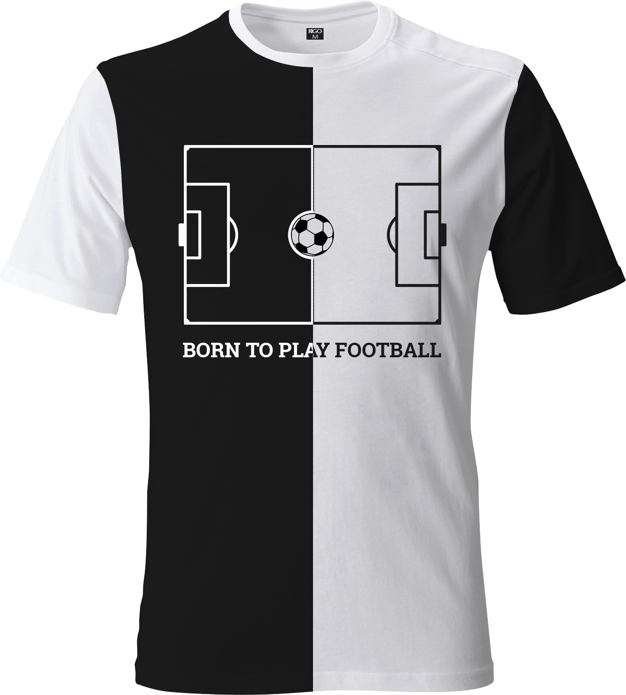 

Футболка мужская футбольная RIGO BORN TO PLAY FOOTBALL Черно-белая  (R. FTBL1.M.02, Футболка мужская футбольная RIGO BORN TO PLAY FOOTBALL Черно-белая XS (R. FTBL1.M.02)