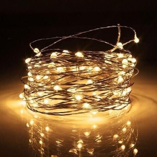 

Новогодняя Гирлянда роса 100LED 10м Garland RD-9023 Теплый (М-13877)