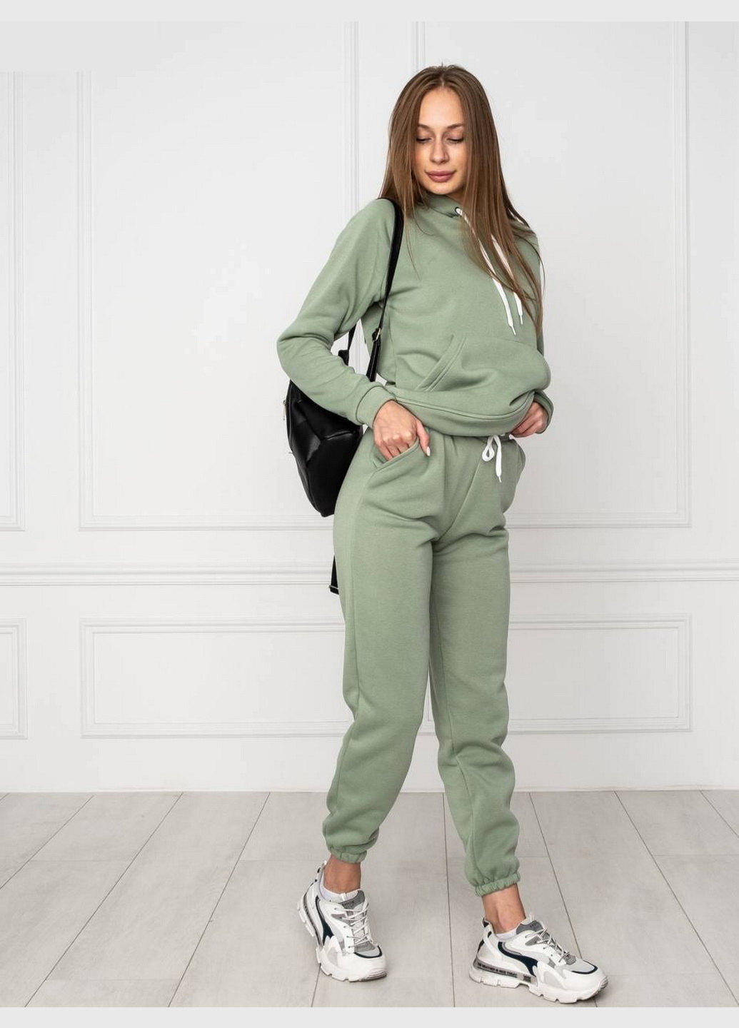 

Теплый женский спортивный костюм LIDL 50 фисташковый PM4-10224