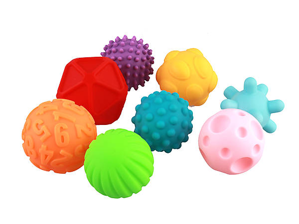

Набор текстурных игрушек "Кубики, животные, мячики" 20 штук JIA YU TOY (HE0231)