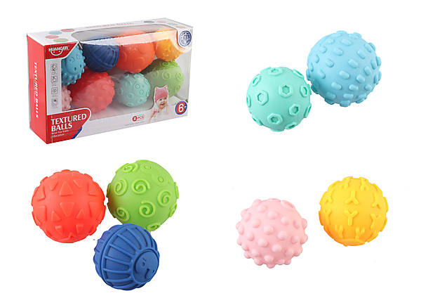 

Набор текстурных игрушек "Мячики-животные" 8 штук JIA YU TOY (HE0257)