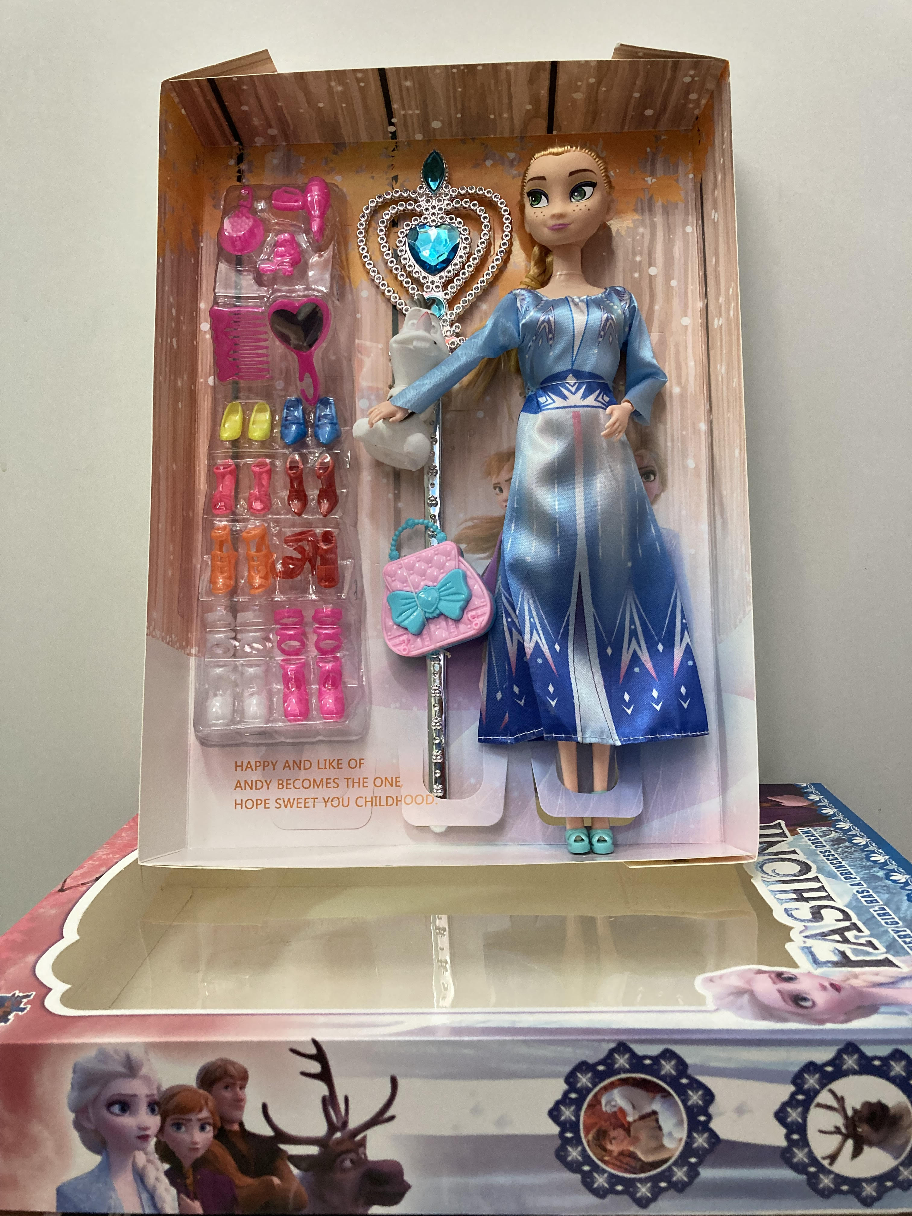 

Детский игровой набор Кукла принцесса Эльза Fashion ( Холодное сердце) КТ-400-3 с аксессуарами Toys Faсtory