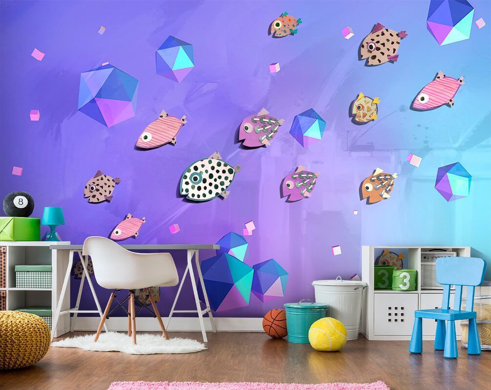 

Фотообои Арт-Обои Плывущие рыбы №child_027 Мелкий песок