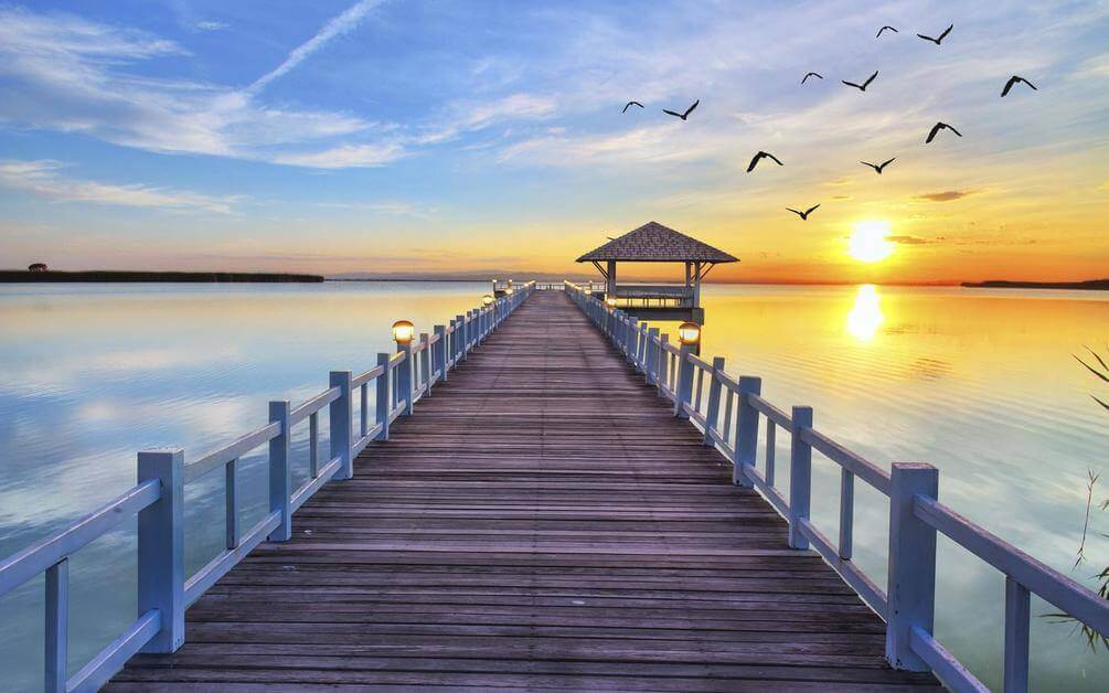 

Фотообои Арт-Обои Причал №40115 Фреска