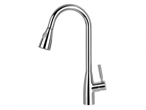 

Смеситель для кухни сенсорный с выдвижным изливом AQUA-WORLD Kitchen СМ40Кт.16.5
