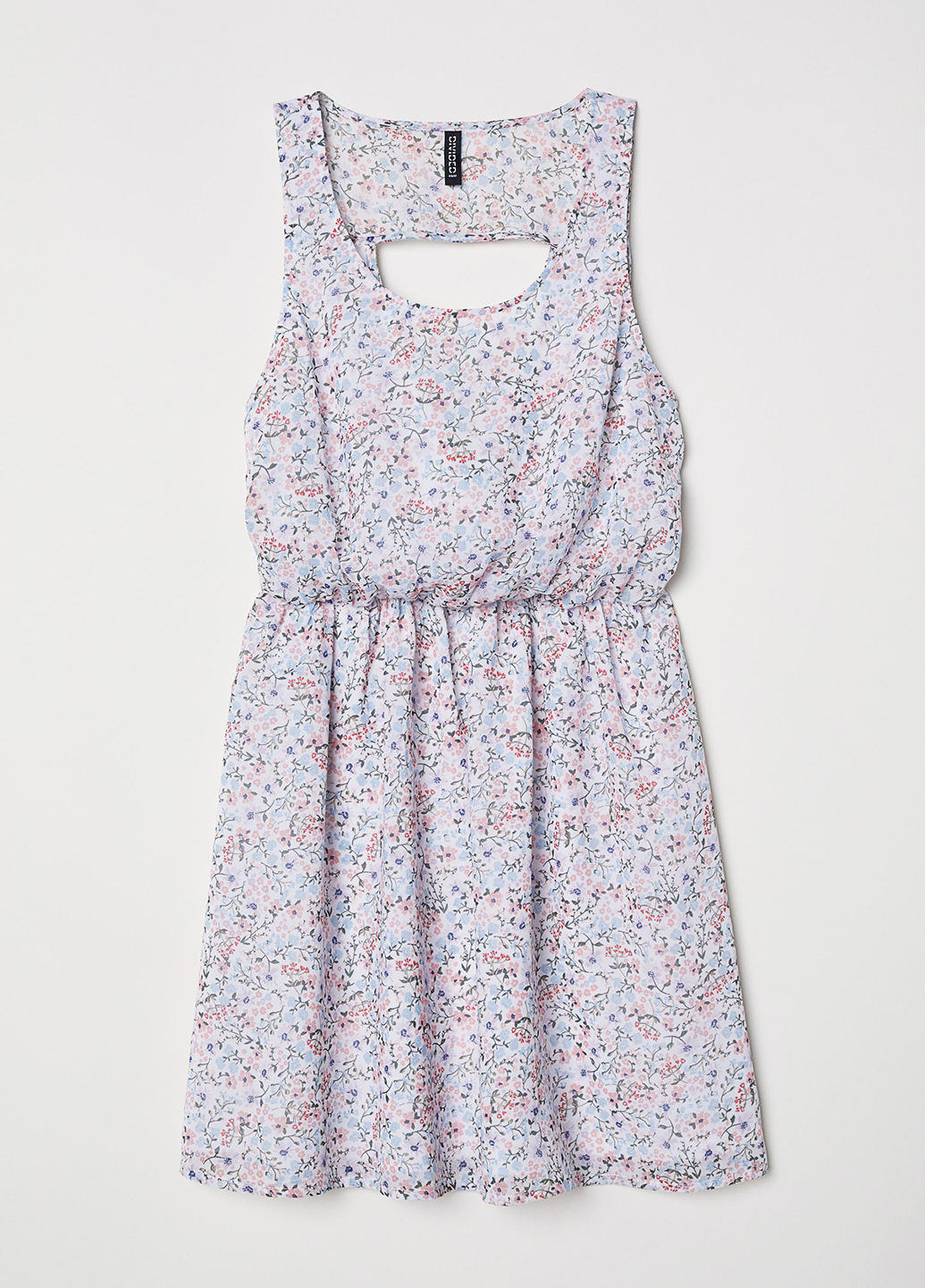 

Платье H&M 44 белый-голубой-розовый 0629692