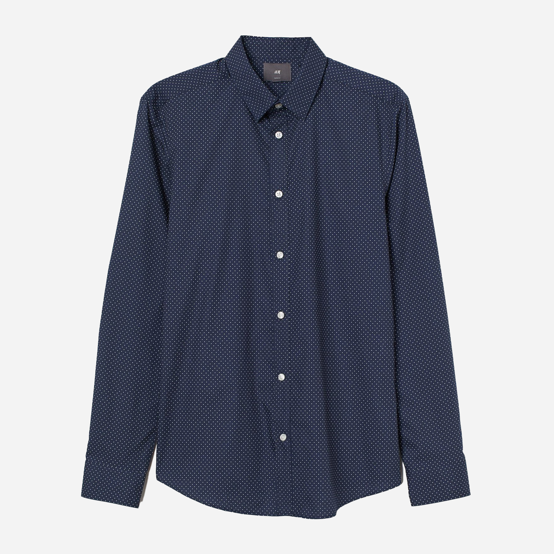 

Рубашка H&M 7817580  Темно-синяя, Рубашка H&M 7817580 L Темно-синяя