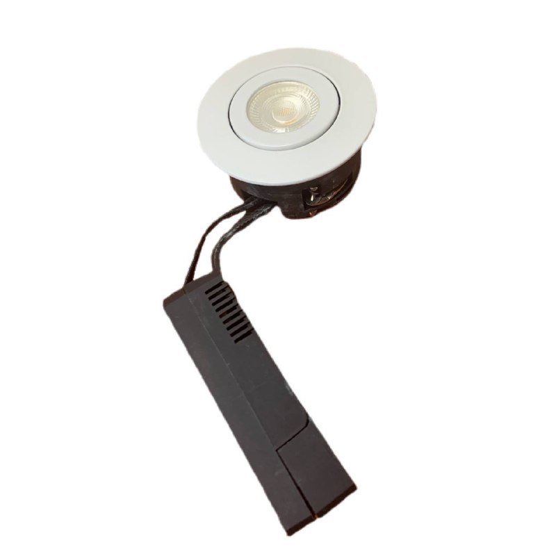 

Светильник LED точечный, встроенный, Arden NVC, GU10, 6,5W, 2700К, 50Гц, 220 V, влагостойкий, круглый, белый