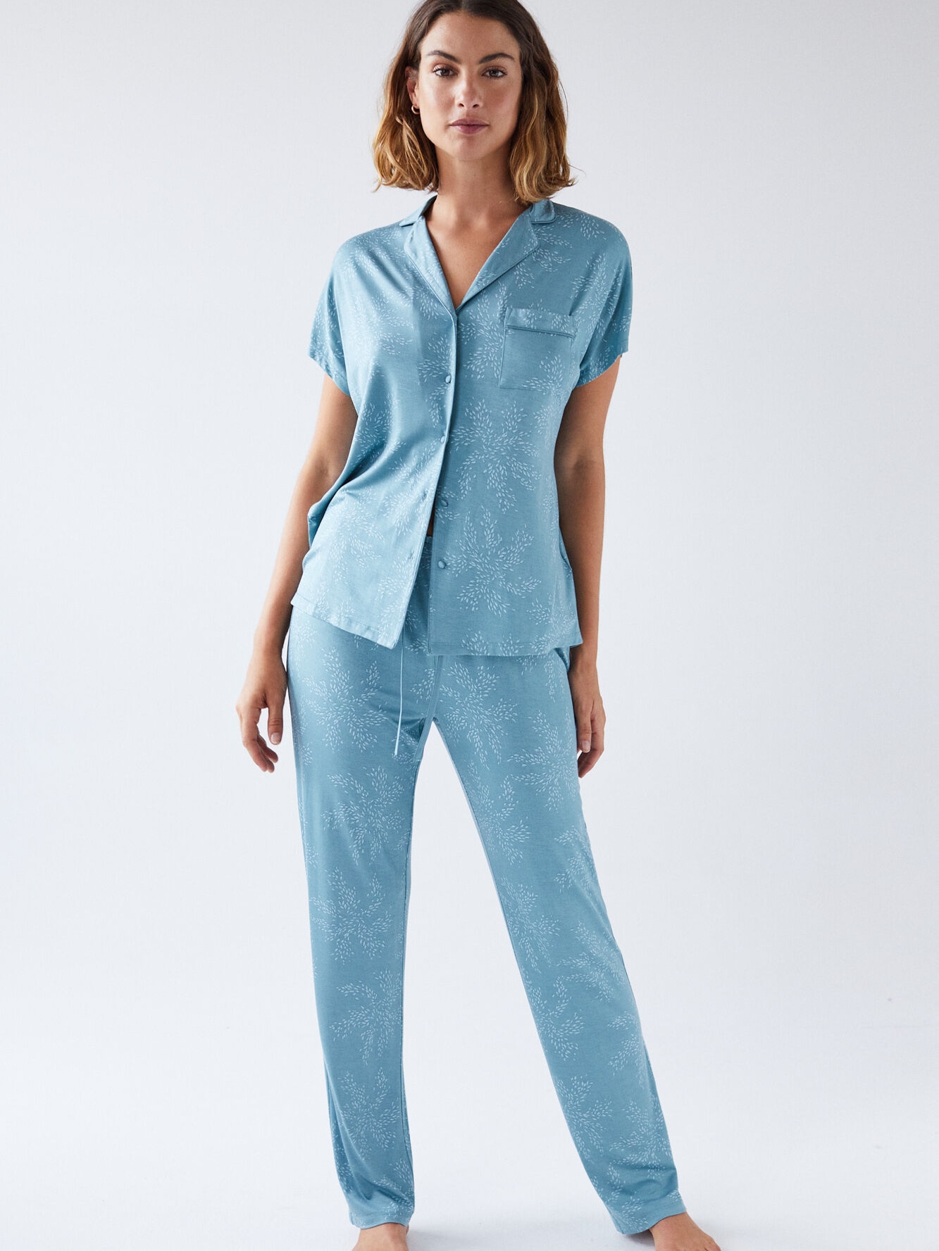 

Пижама Women'Secret 3592339-27  Голубая, Пижама Women'Secret 3592339-27 M Голубая