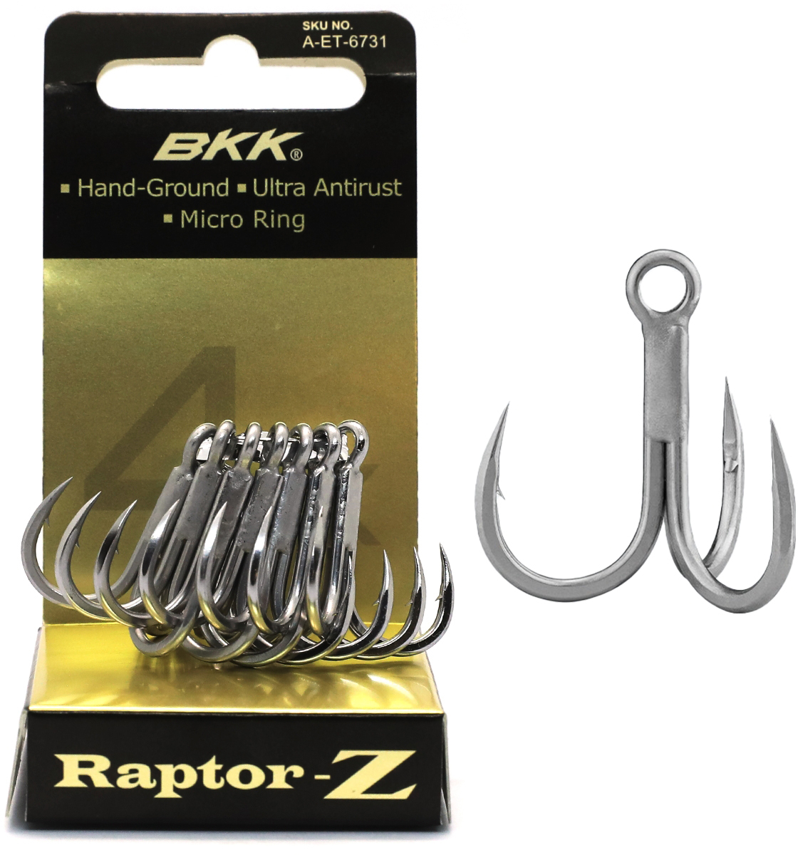 

Крючки BKK Raptor-Z 2 4 г 7 шт (A-ET-6733)