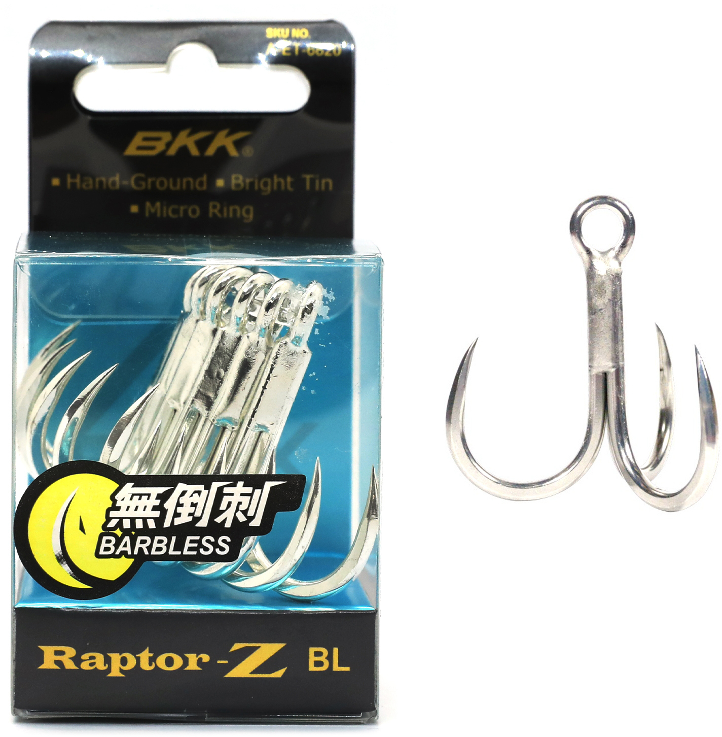 

Крючки BKK Raptor-Z BL 2/0 4 г 6 шт (A-ET-6820)