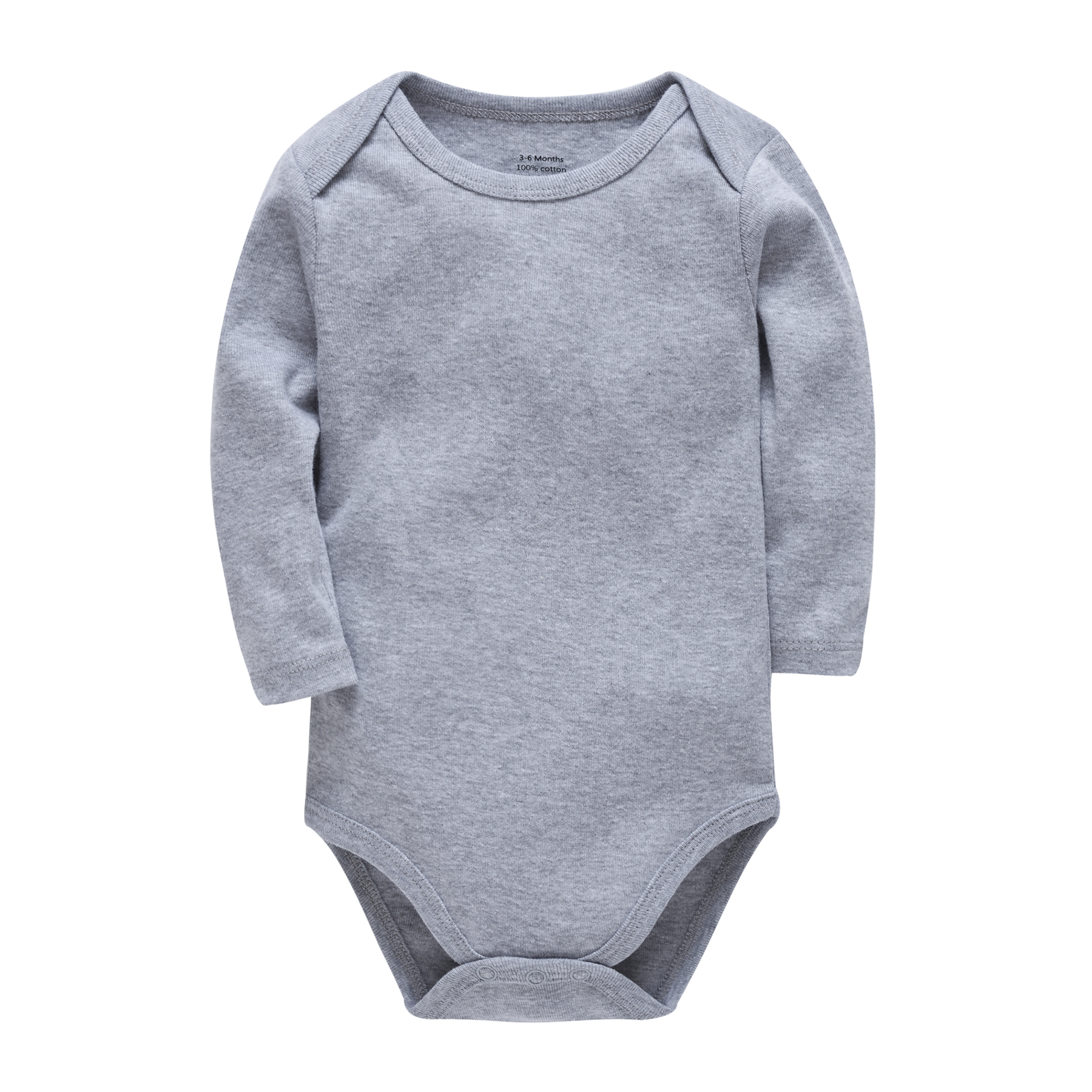 

Боди детский с длинным рукавом однотонный серый Gray palette Berni Kids (74 / 9-12 мес) Серый