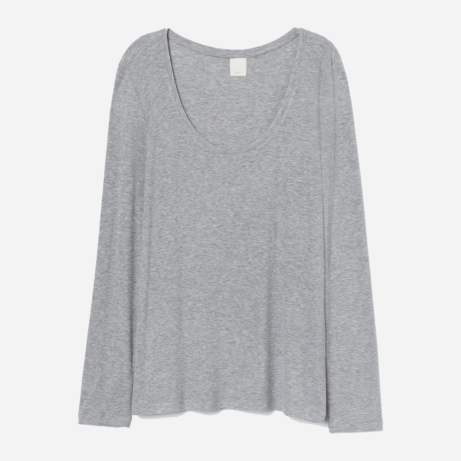 

Лонгслив H& 1211-8274281  Серый, Лонгслив H&M 1211-8274281 M Серый