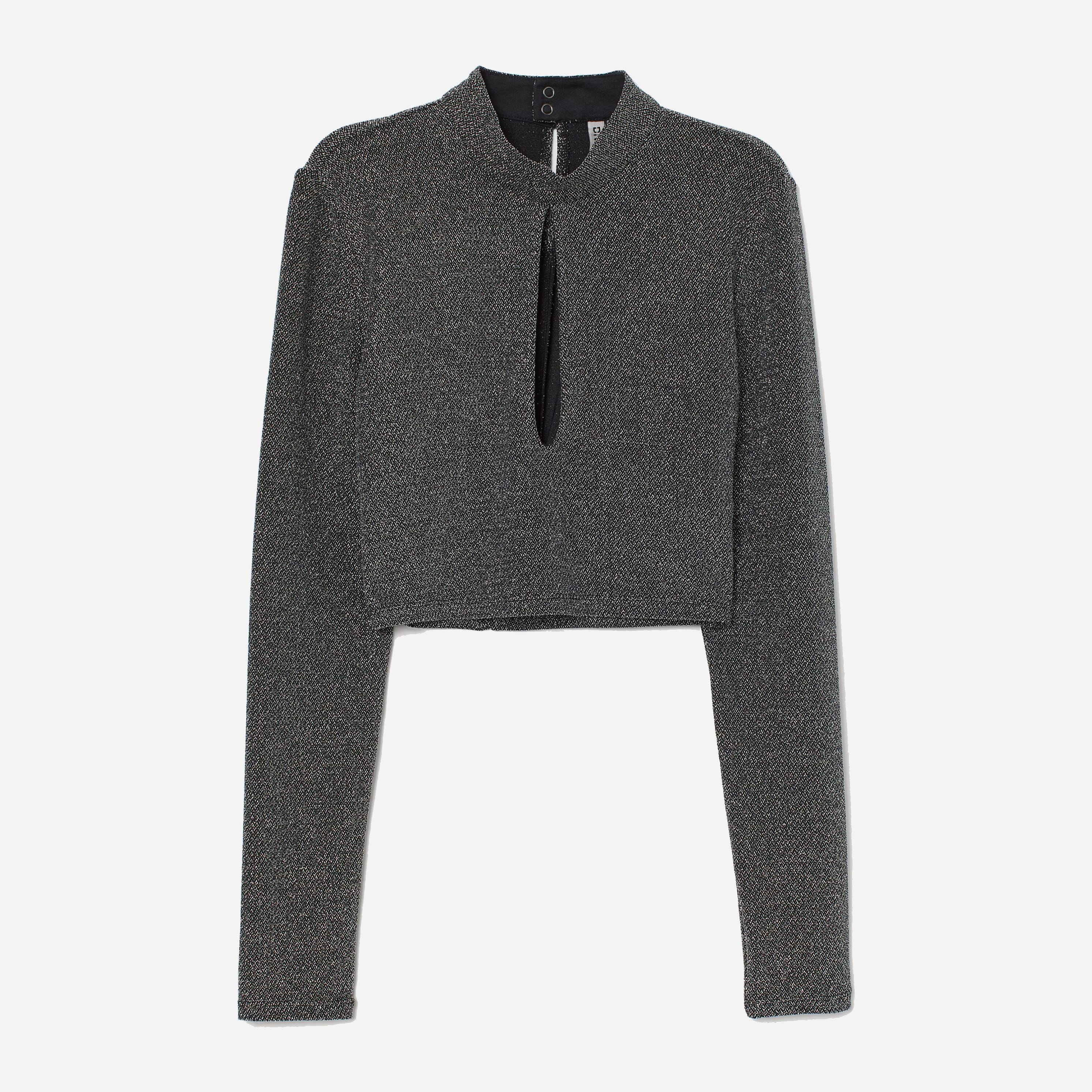 

Блузка H&M 7988270  Серебристая, Блузка H&M 7988270 XS Серебристая