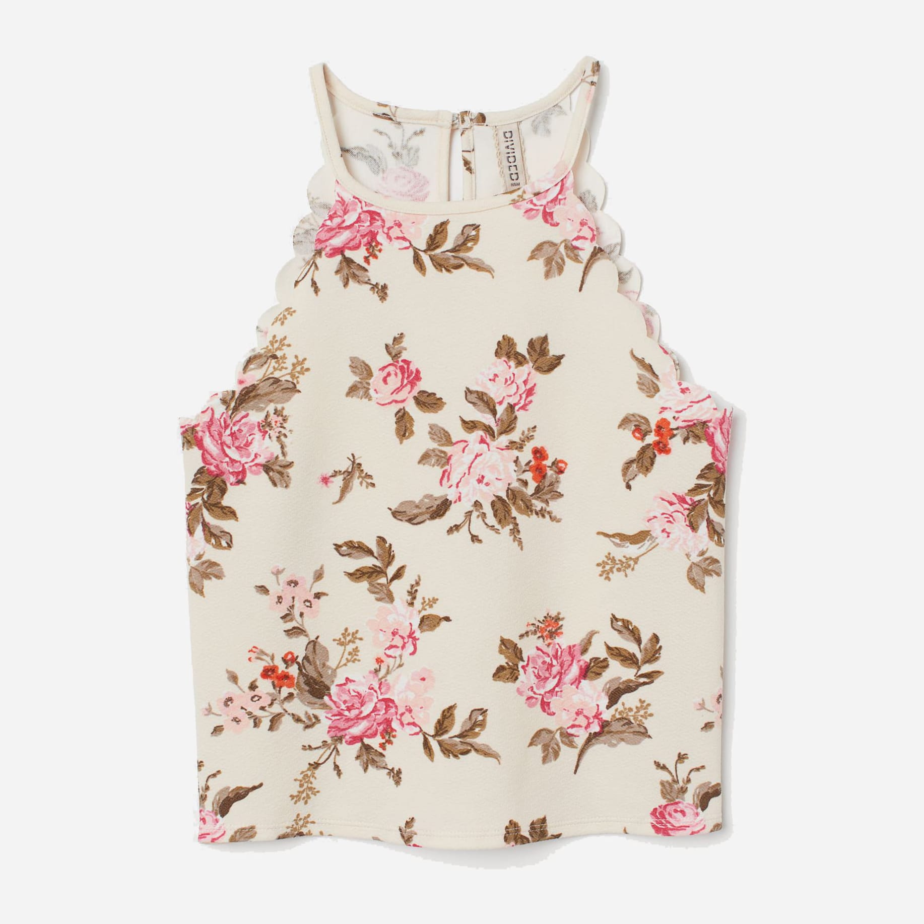

Топ H&M 1111-6402510  Кремовый, Топ H&M 1111-6402510 XS Кремовый