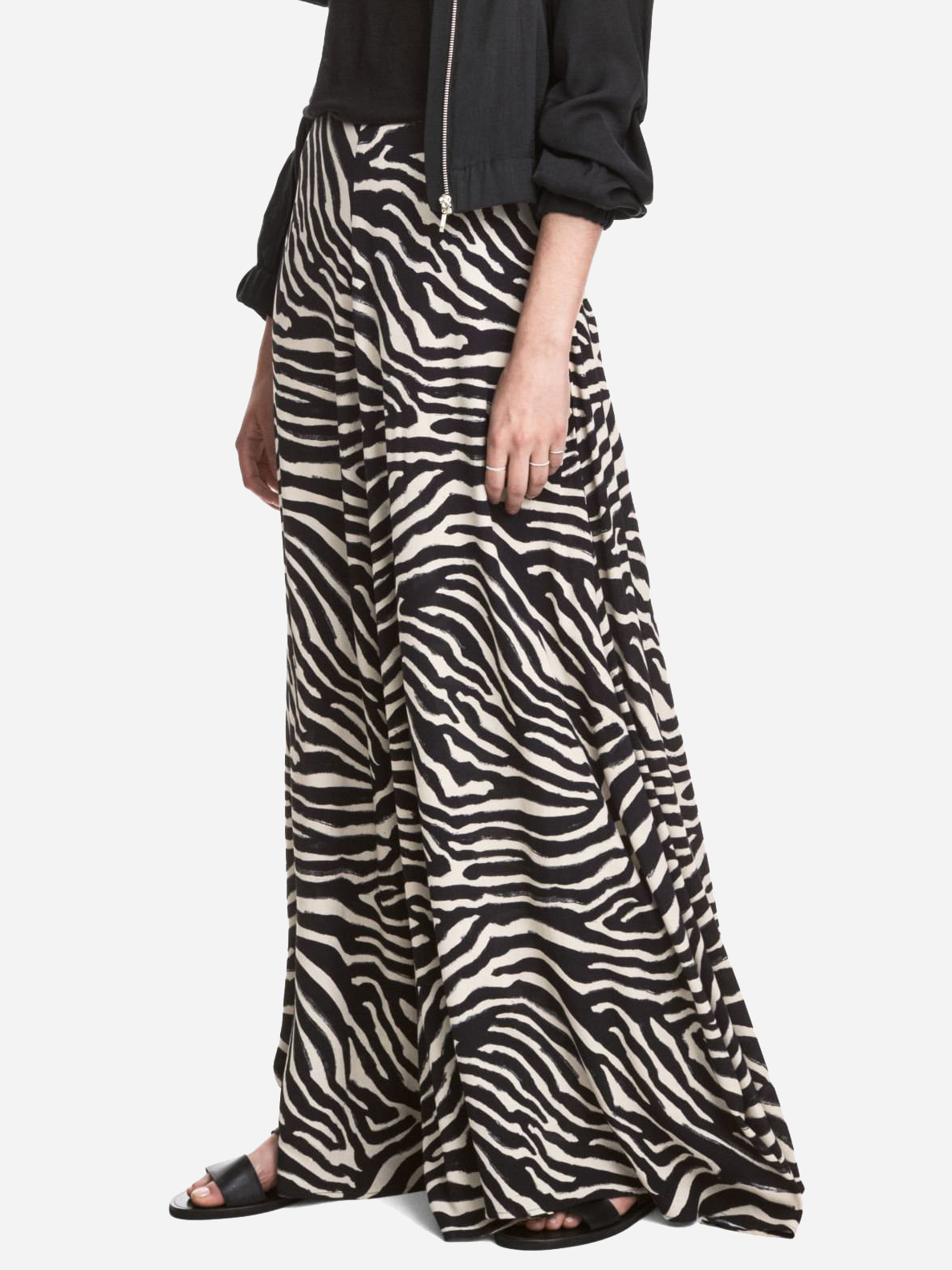 

Юбка H&M 1311-500134 32 Черная с бежевым