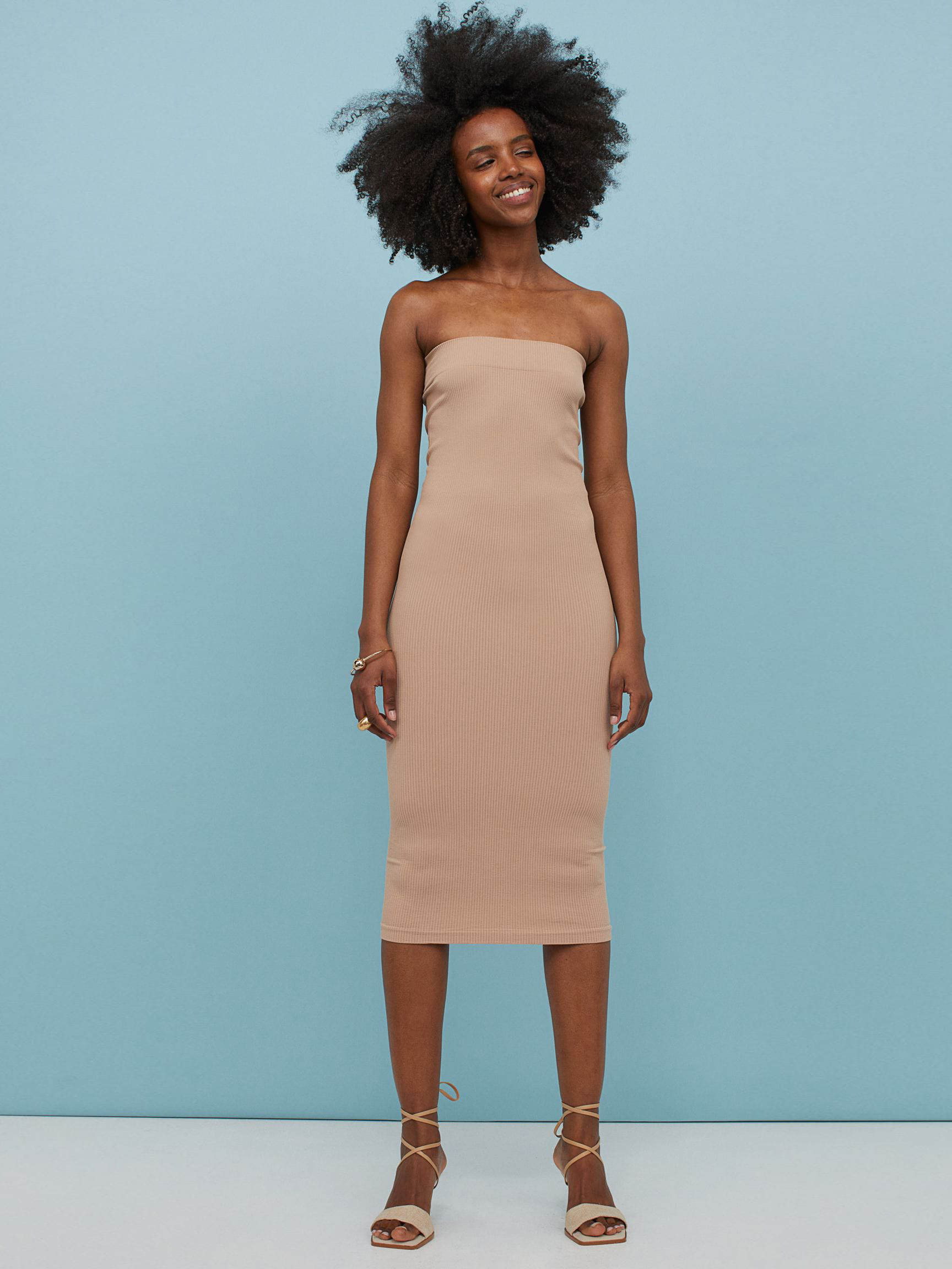 

Сарафан H&M 911-009775  Бежевый, Сарафан H&M 911-009775 L Бежевый
