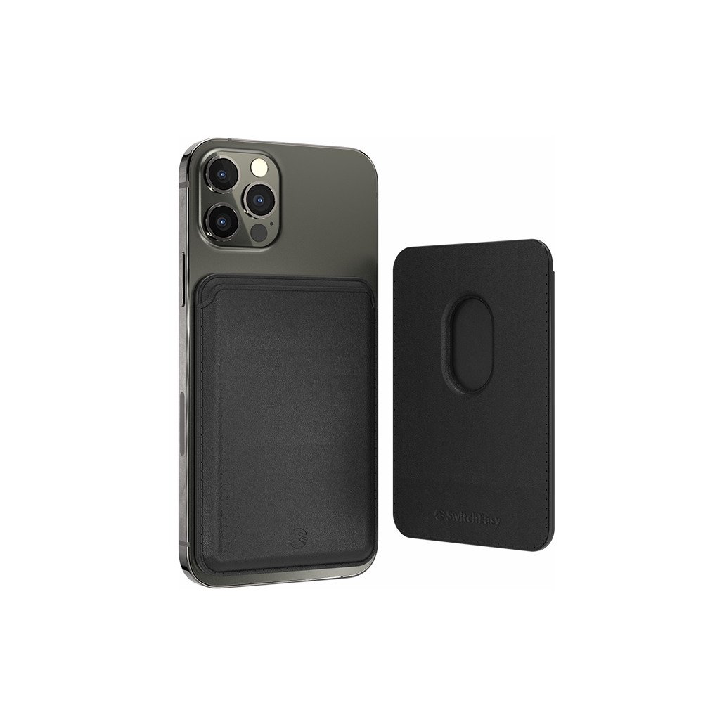 

Магнитный карман-кошелек Switcheasy MagWallet для iPhone 12/12 Pro/12 Pro Max/13/13 Pro/13 Pro Max черный (GS-103-168-229-11)
