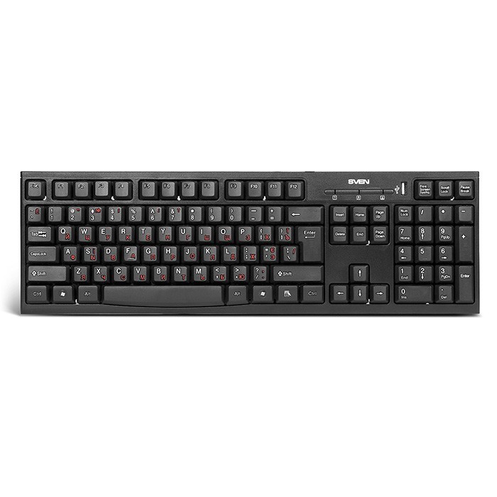 

Клавиатура SVEN Standard 304 USB+HUB черная