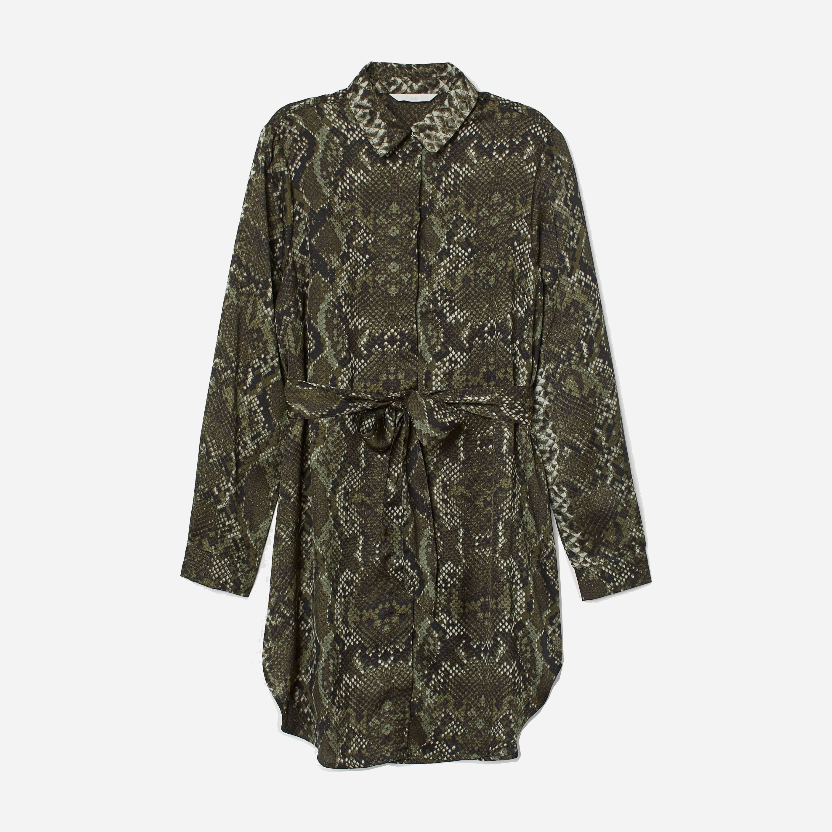 

Рубашка H&M 0789304-0  Темно-зеленая, Рубашка H&M 0789304-0 42 Темно-зеленая