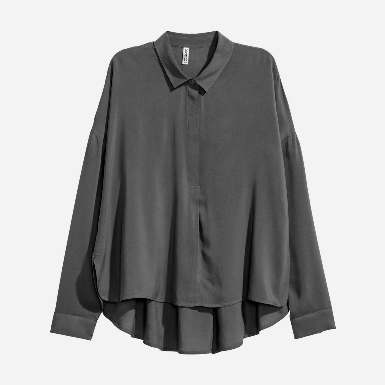

Рубашка H&M 0535388-8  Серая, Рубашка H&M 0535388-8 32 Серая