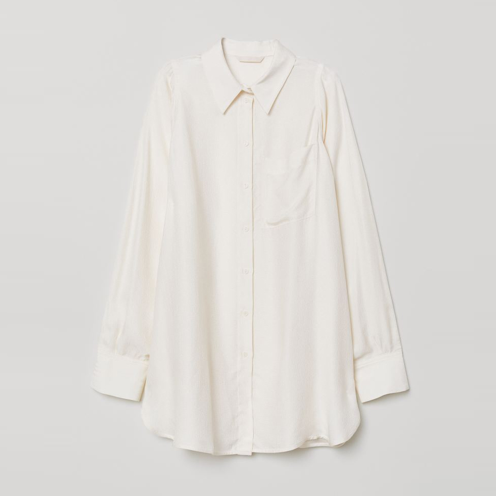 

Рубашка H&M 0709516-8  Кремовая, Рубашка H&M 0709516-8 36 Кремовая