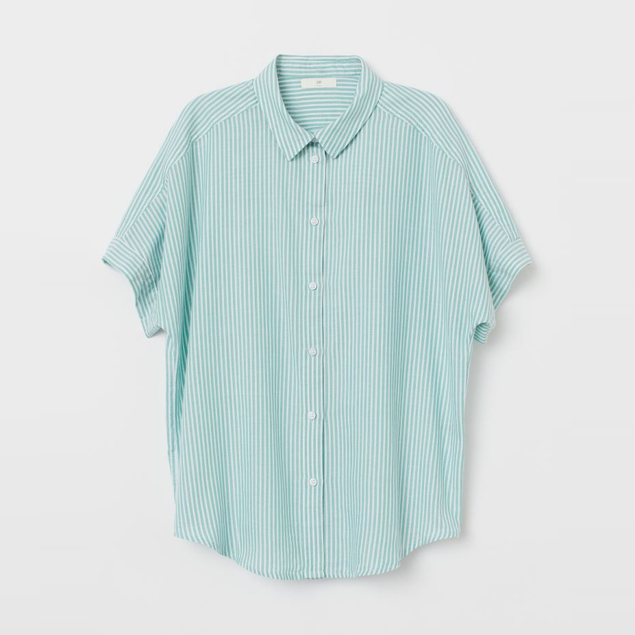 

Рубашка H&M 0714345-9  Зеленая, Рубашка H&M 0714345-9 32 Зеленая