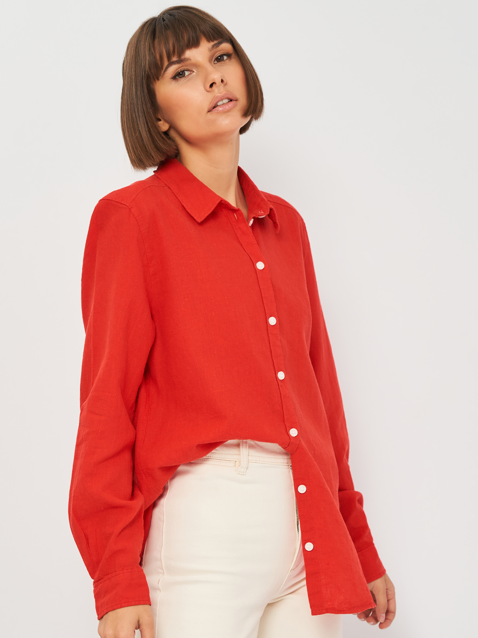 

Рубашка H&M 704-8169381  Красная, Рубашка H&M 704-8169381 34 Красная
