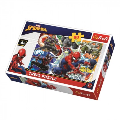 

Пазл Trefl Spider-man Храбрый Человек-Паук 60 эл (17-6333705)