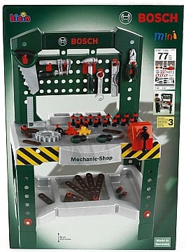 

Игровой набор "Рабочий стол с инструментами Bosch Mechanic-Shop", 77 элементов - Klein (20-1036795)