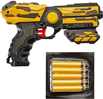 

Бластер, FJ1052, 10 патронов, желтый - ZIPP Toys (20-1016537)