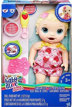 

Кукла "Малышка блондинка и снеки" - Baby Alive Hasbro (20-819364)