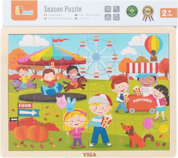 

Пазл "Времена года. Осень" - Viga Toys (20-456803)