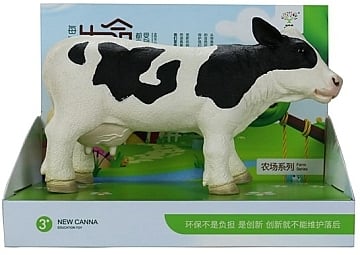 

Фигурка животного "Корова" белая с черным - New Canna (20-1025508)