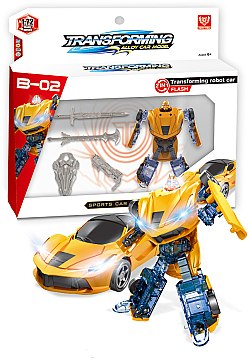 

Трансформер металлический A16, B-02, Yellow Flash - Tomytaky (20-678644)