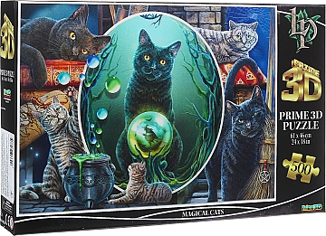 

3D Пазл "Коты и магический шар", 500 элементов - Prime 3D (20-950049)