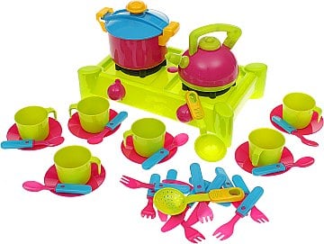 

Плита с посудой, 30x17x18,5см, салатовая - Kinderway (20-751928)