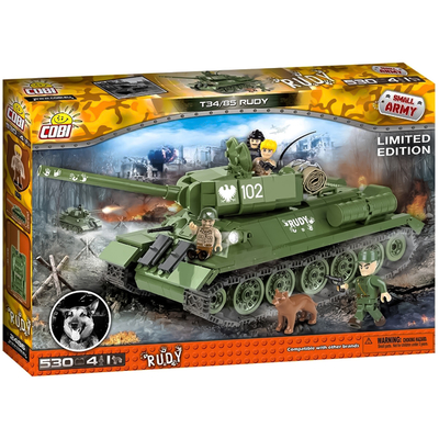 

Конструктор COBI Small army Четыре танкиста и собака 530 деталей (COBI-2486A) (10-566048)