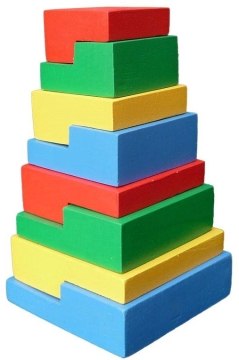 

Пирамидка "Головоломка", 8 элементов - Komarovtoys (20-99289)
