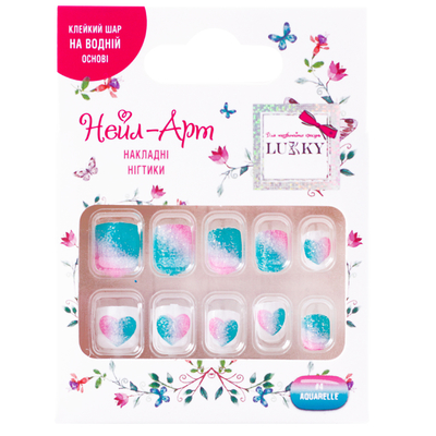 

Накладные ногти Lukky Aquarelle многоразовые (T19425) (10-566261)
