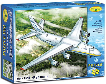 

Пазлы, 260 эл. "АН-124 Руслан" - Киевская фабрика игрушек Энергия плюс (20-964529)