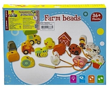 

Игровой набор логика-шнуровка "Ферма" - Руди (20-955395)