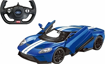 

Автомобиль радиоуправляемый Ford GT 1:14, голубой - Rastar (20-1027590)