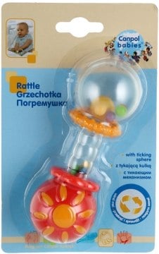 

Погремушка "Прозрачный шар", красно-синий - Canpol Babies (20-8740)