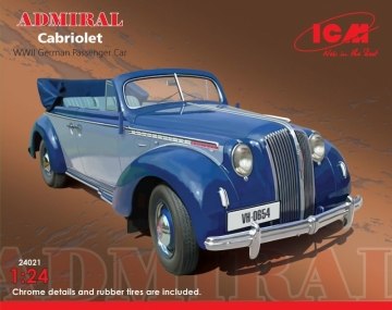 

Сборная модель "Немецкий легковой автомобиль Opel Admiral Cabriolet" - ICM (20-96337)